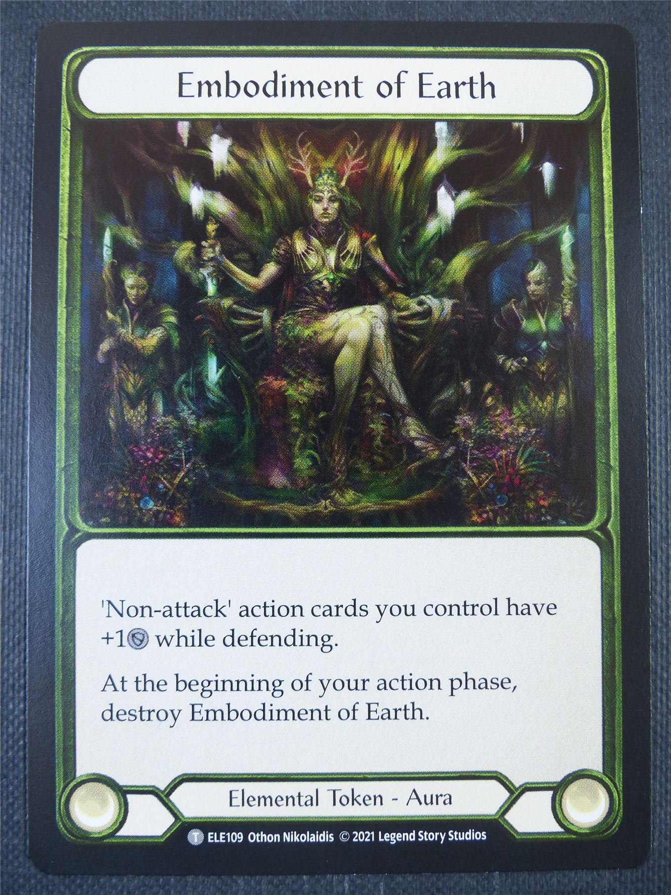 Embodiment of Earth / Embodiment of Lightning - Tales of Aria 1st ed - Flesh and Blood Card #65N