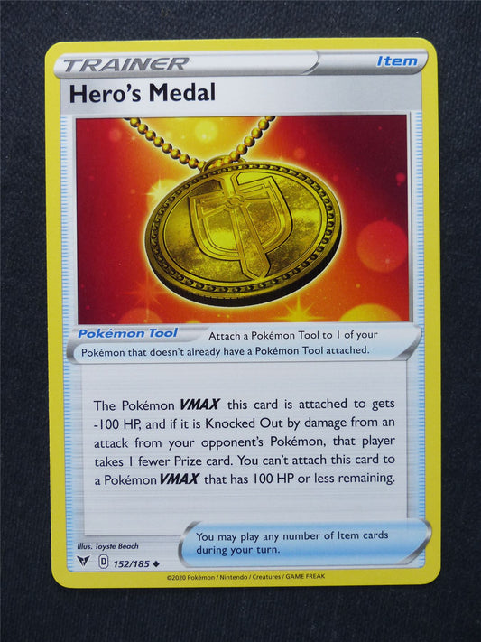 Hero's Medal 152/185 - Vivid Voltage