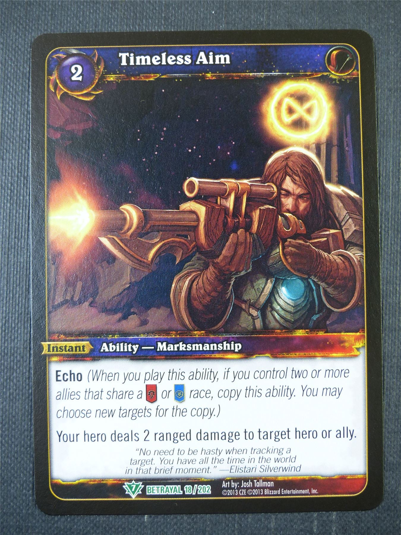 Timeless Aim 18/202 - WoW Card #1AN