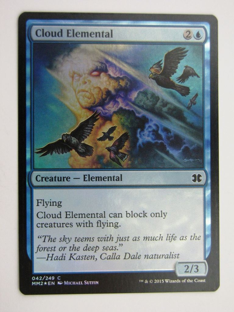 MTG MODERN MASTERS TWO FOIL: CLOUD ELEMENTAL # 27J29