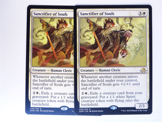 2 x Sanctifier of Souls - Mtg Card # H85