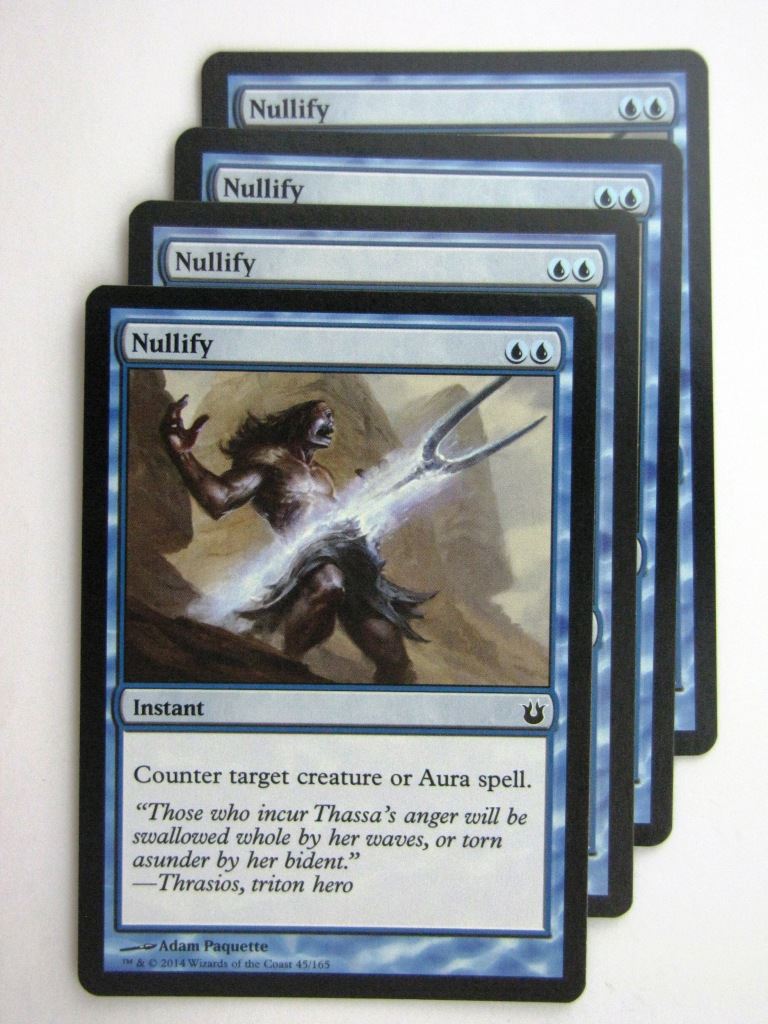 MTG Magic Cards: NULLIFY x4 Born of the Gods playset # 24C1