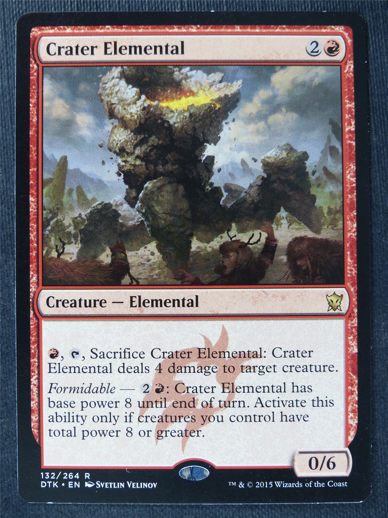 Crater Elemental - Mtg Magic Cards #SP