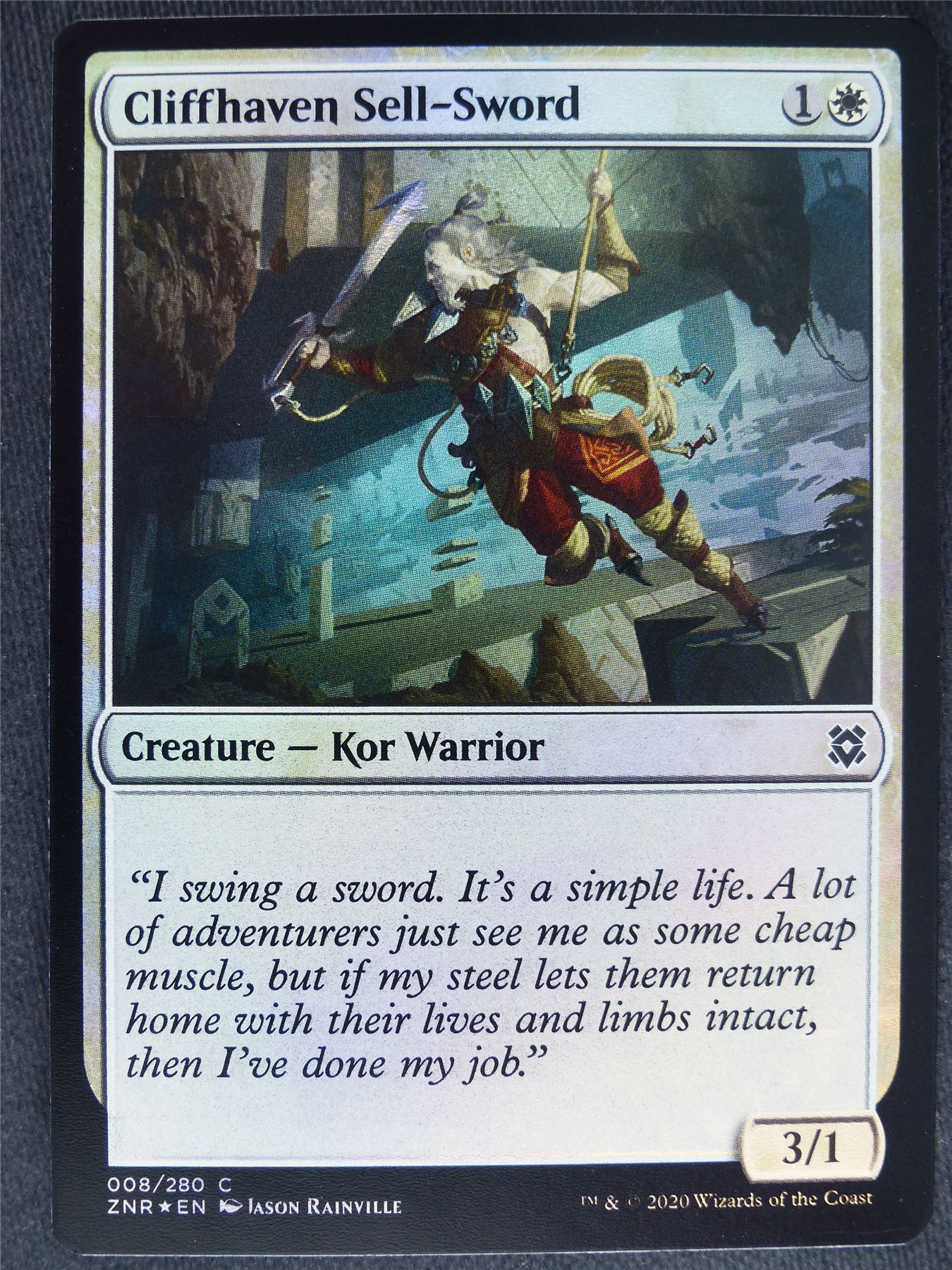 Cliffhaven Sell-Sword Foil Mint - Mtg Magic Cards #F