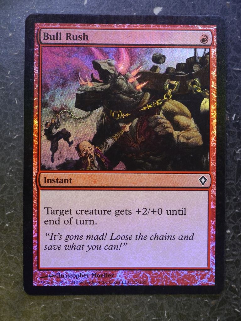 MTG Cards: BULL RUSH FOIL # 5D98