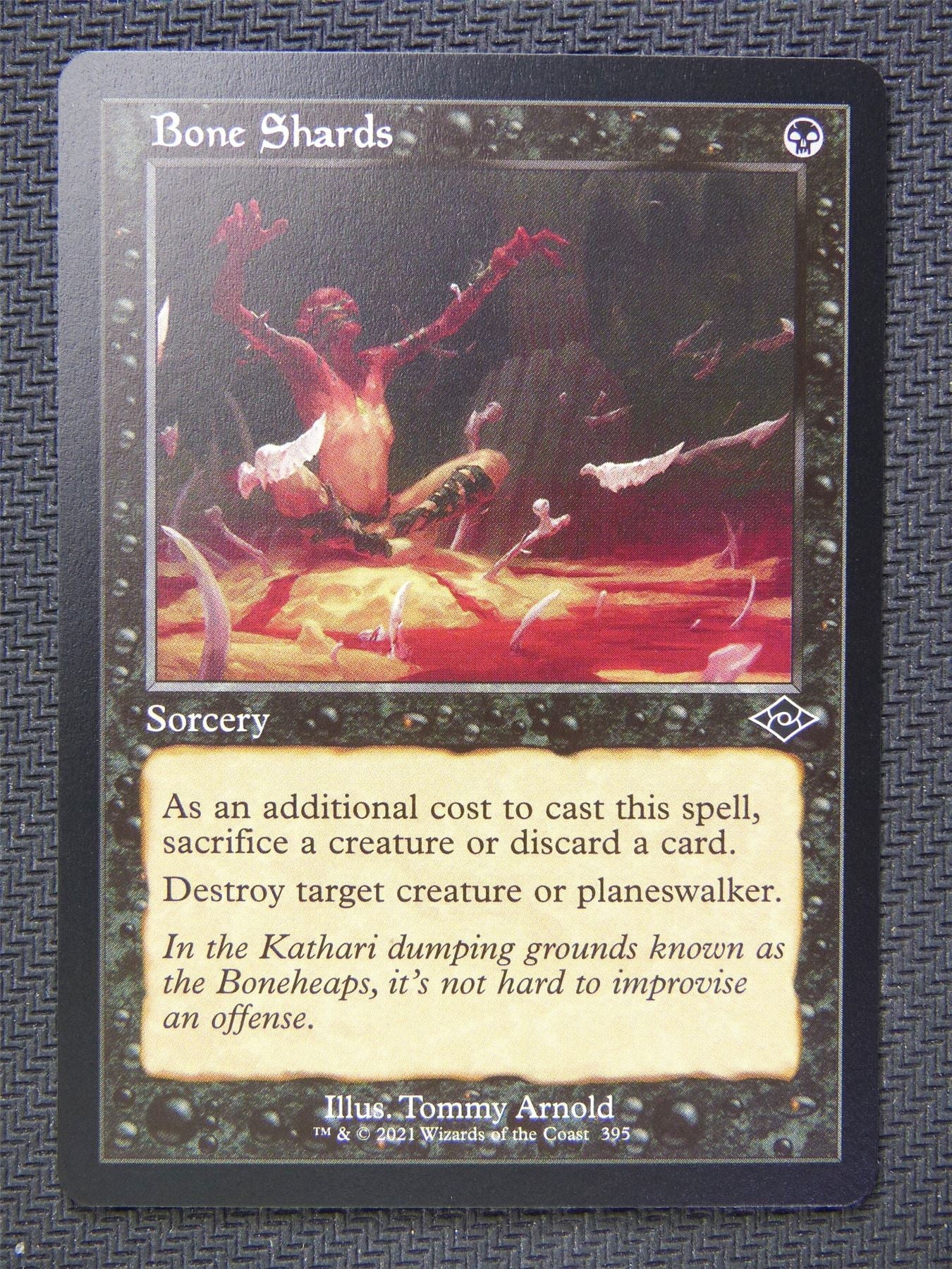 Bone Shards Retro Frame - Mtg Card #6L8