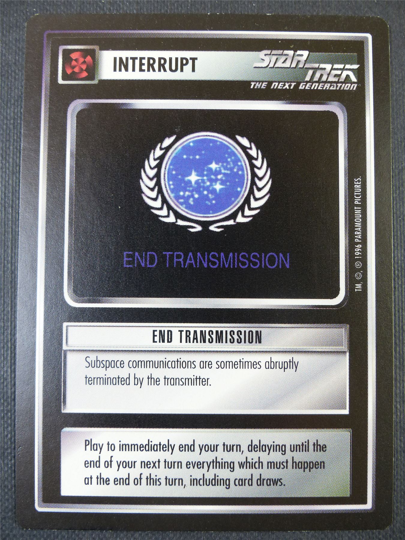 End Transmission - NG - Star Trek Card #687