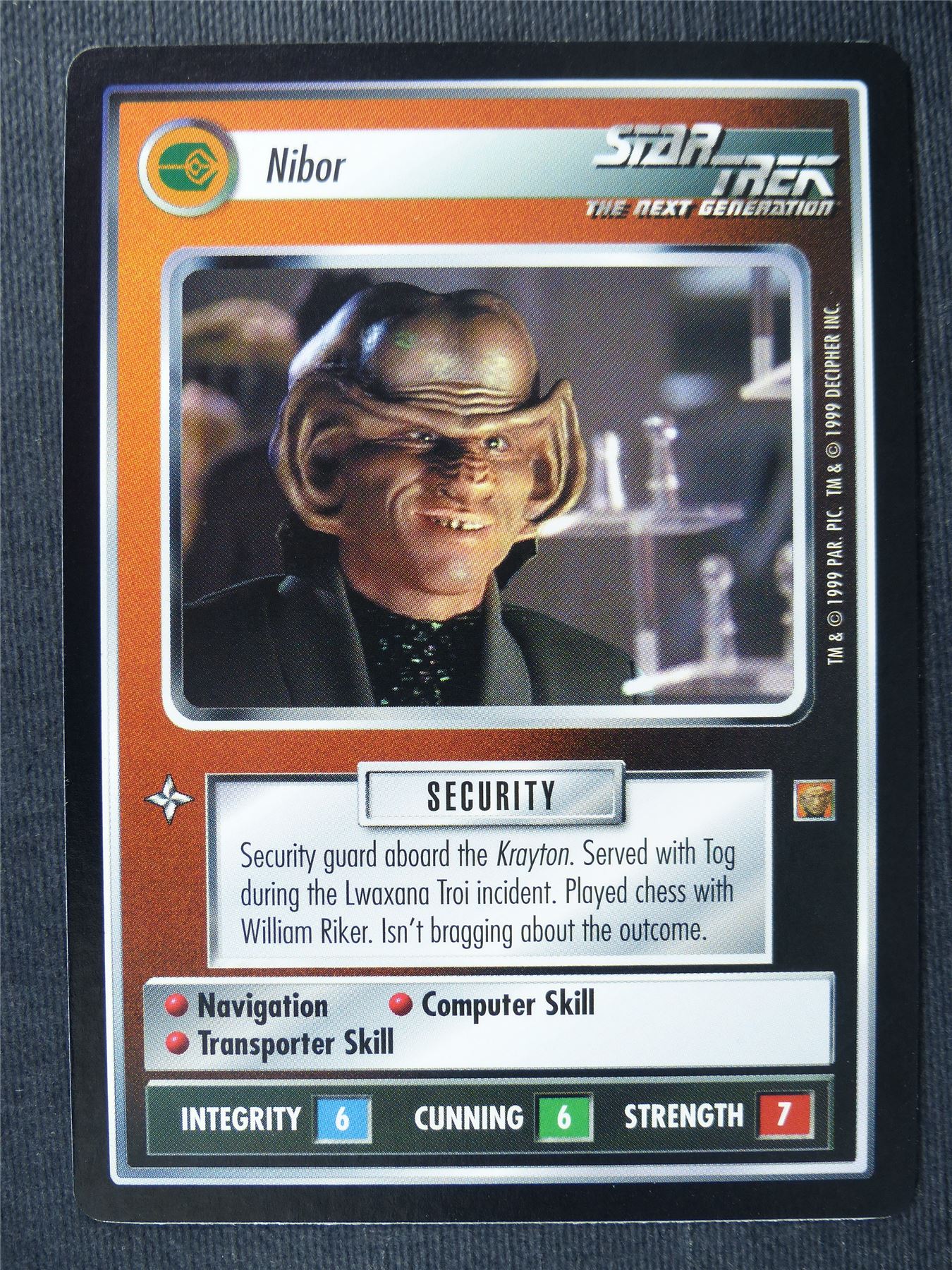 Nibor - NG - Star Trek Cards #14R
