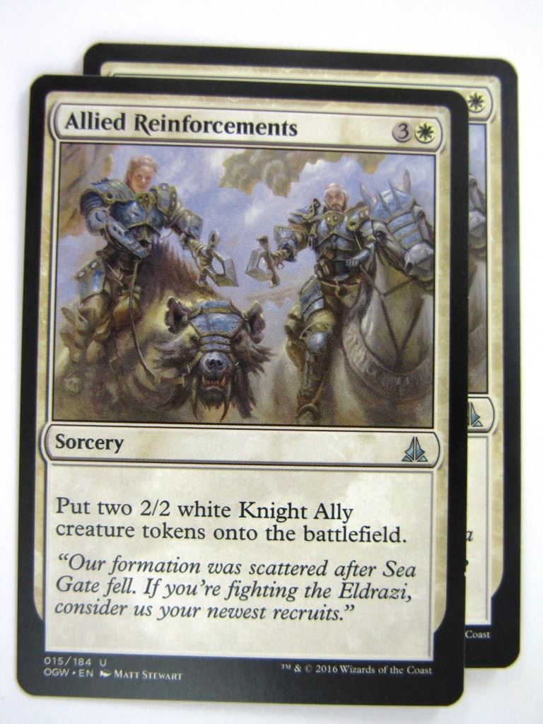 MTG Magic Cards: Oath of the Gatewatch: ALLIED REINFORCEMENTS x2 # 4J73
