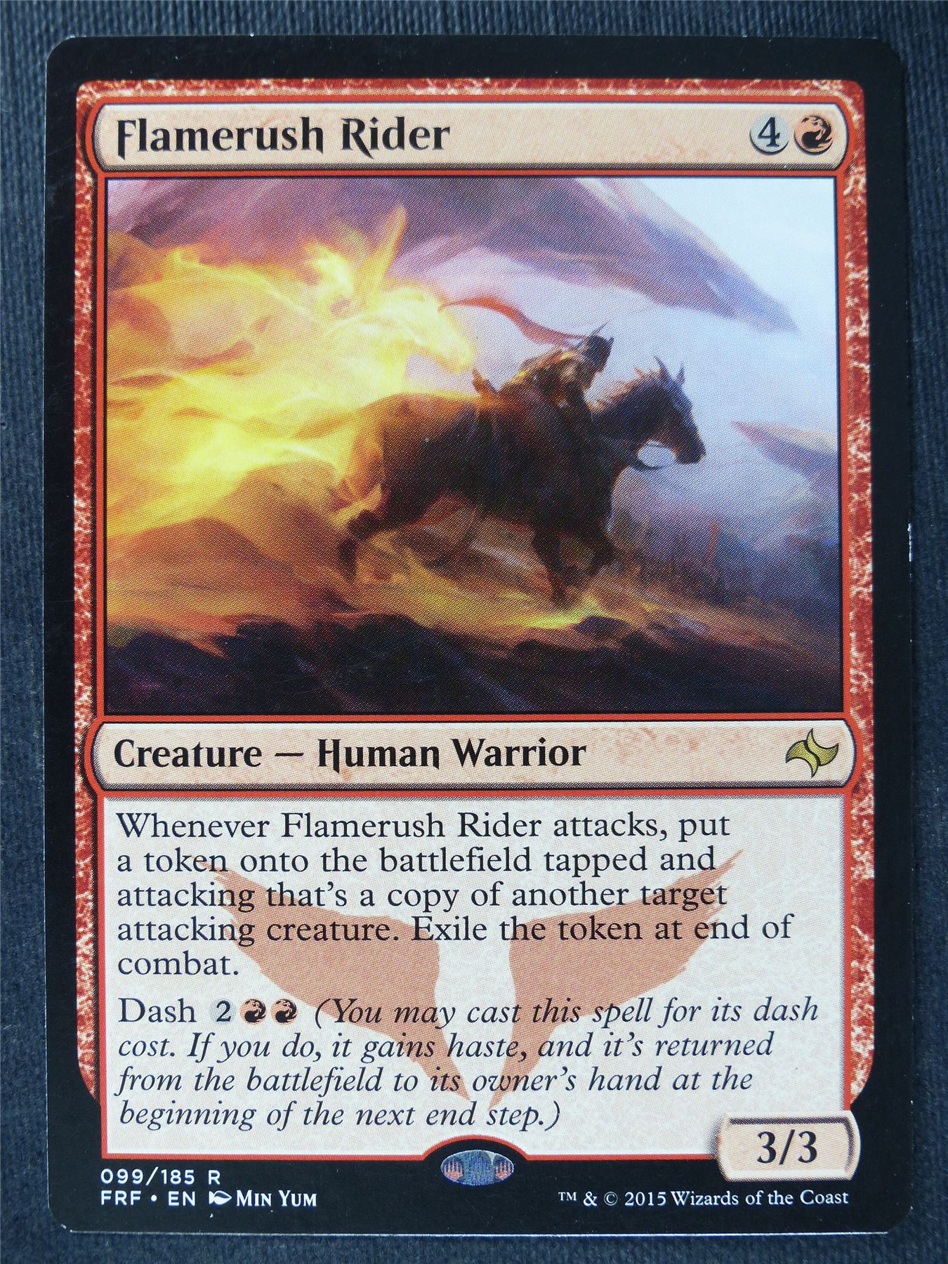 Flamerush Rider - Mtg Magic Cards #SJ