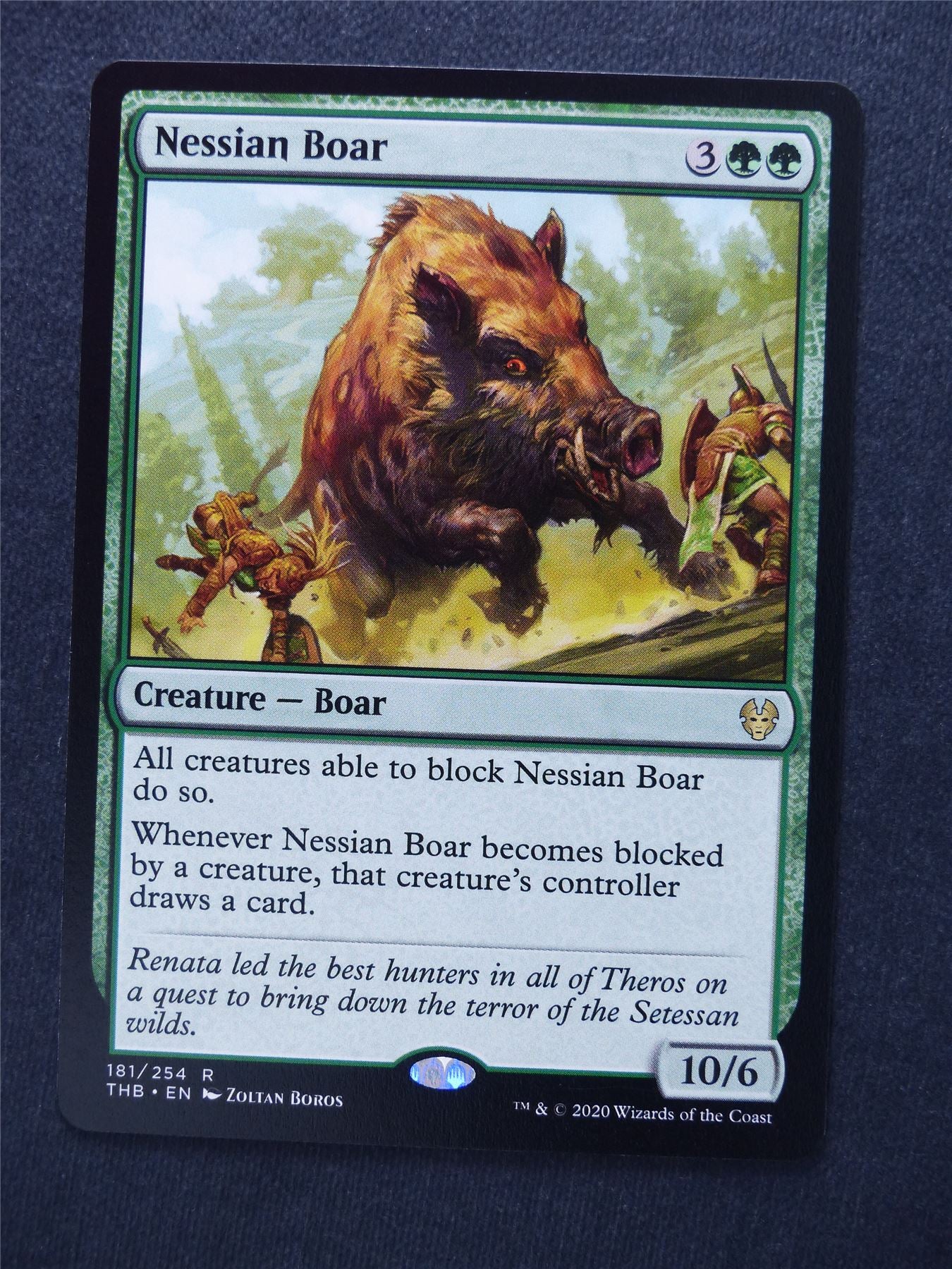 mtg boar cards Nessian Boar
