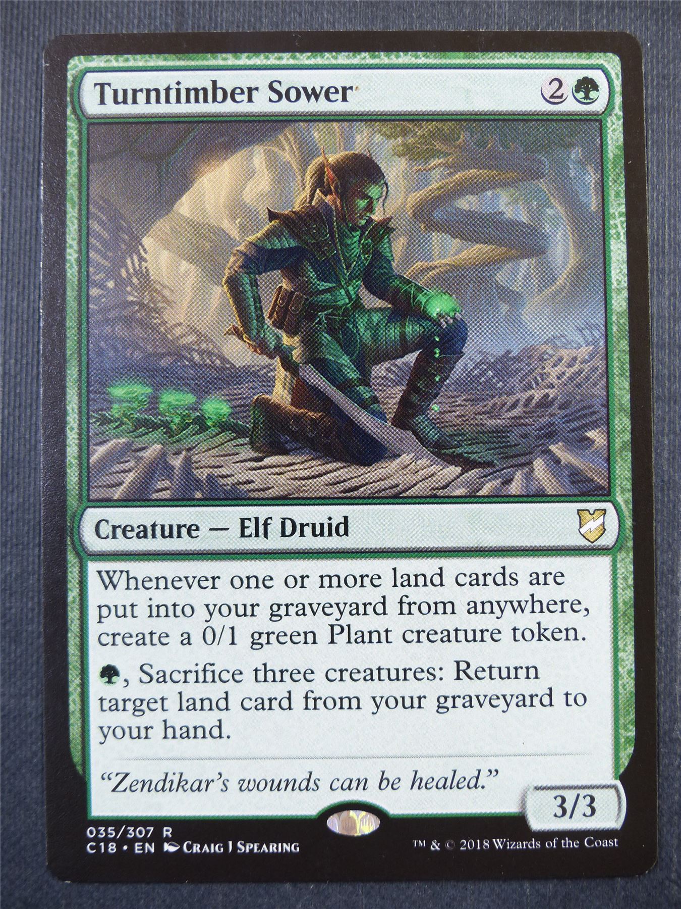 Turntimber Sower - Mtg Card #3MT