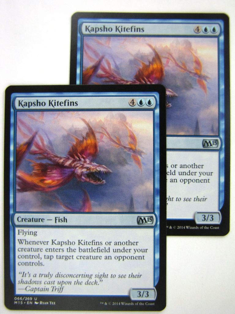 MTG Magic Cards: KAPSHO KITEFINS x2 # 8E99