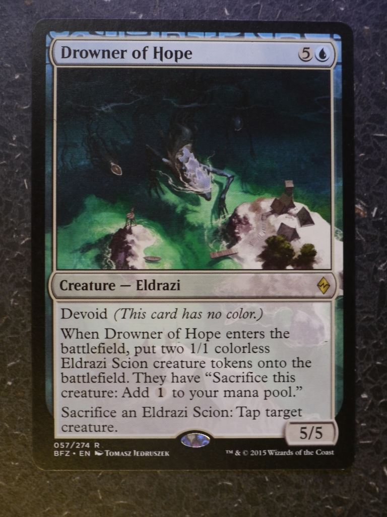 MTG Magic Card: DROWNER OF HOPE # 6C83