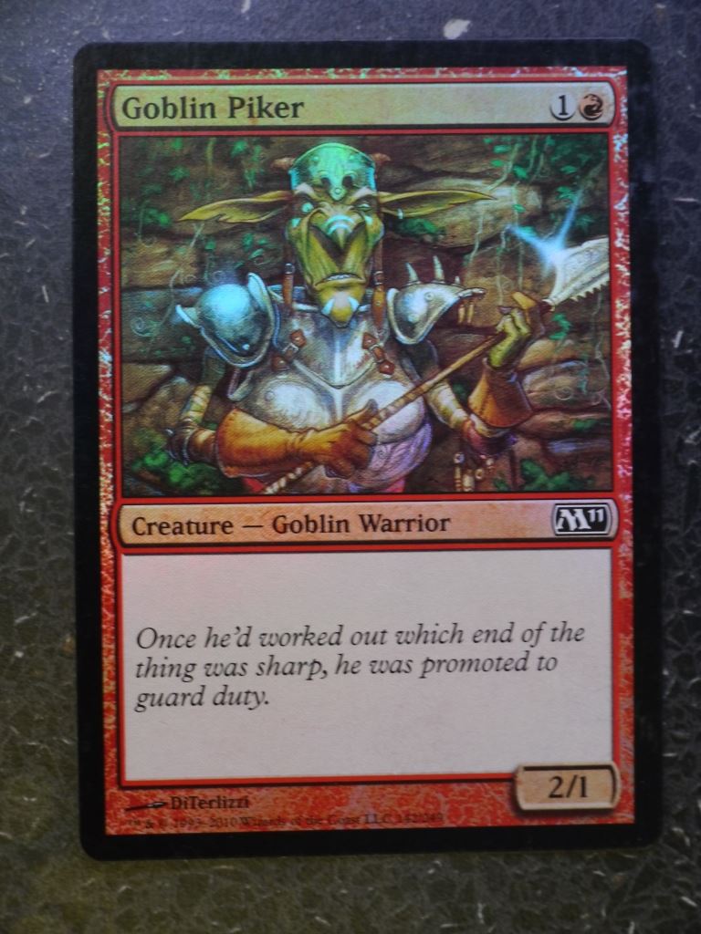 MTG Cards: GOBLIN PIKER FOIL # 5D83