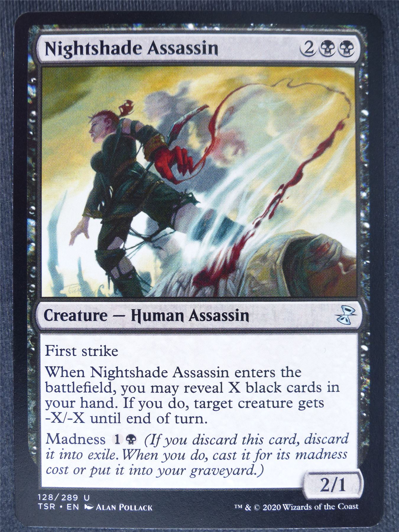 Nightshade Assasin - Remastered - Mtg Magic Cards #SH