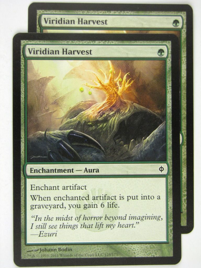 MTG Magic: the Gathering Cards: VIRIDIAN HARVEST x2: NPH