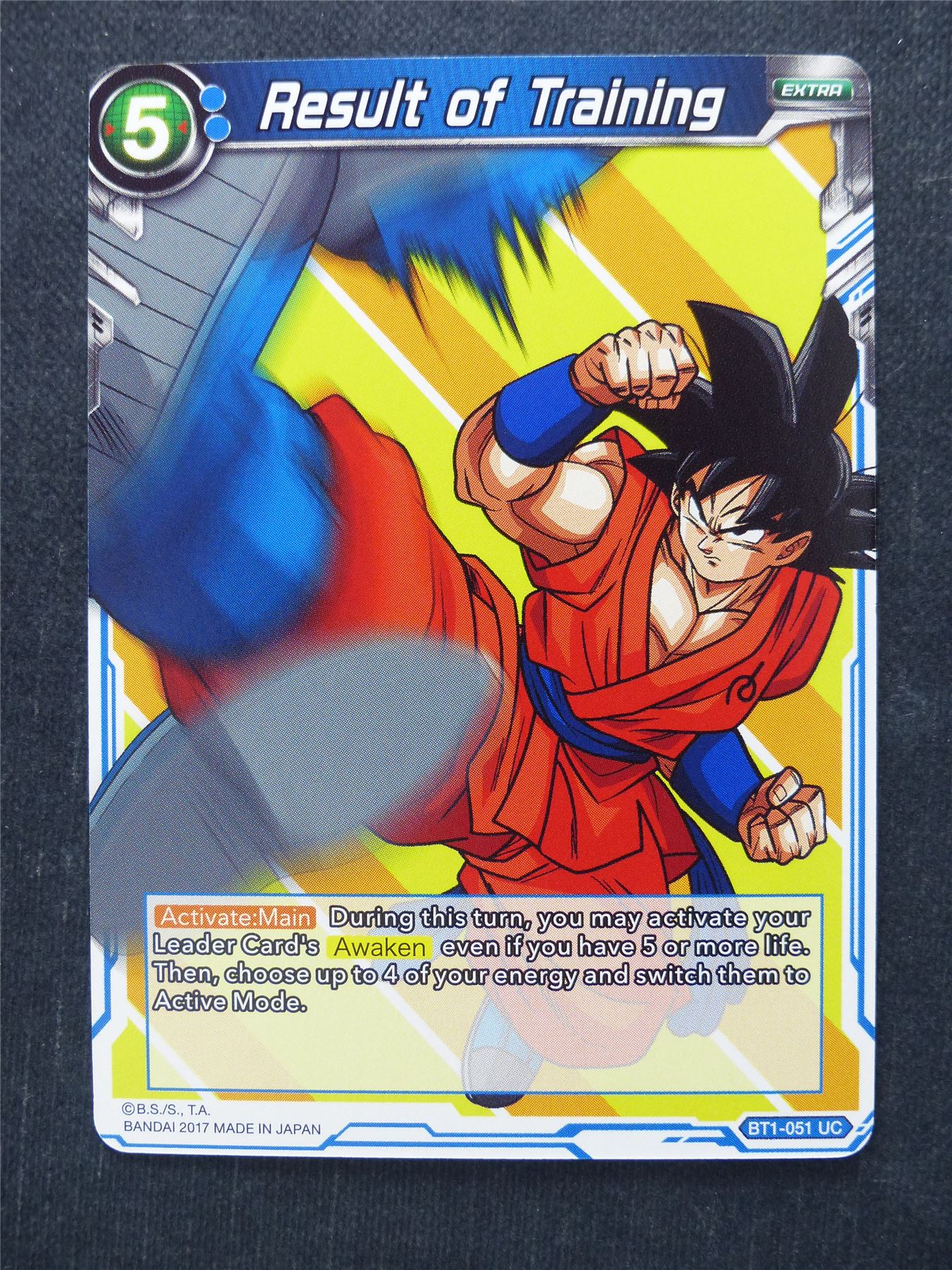 Result of Training - Dragon Ball Super Cards #3O