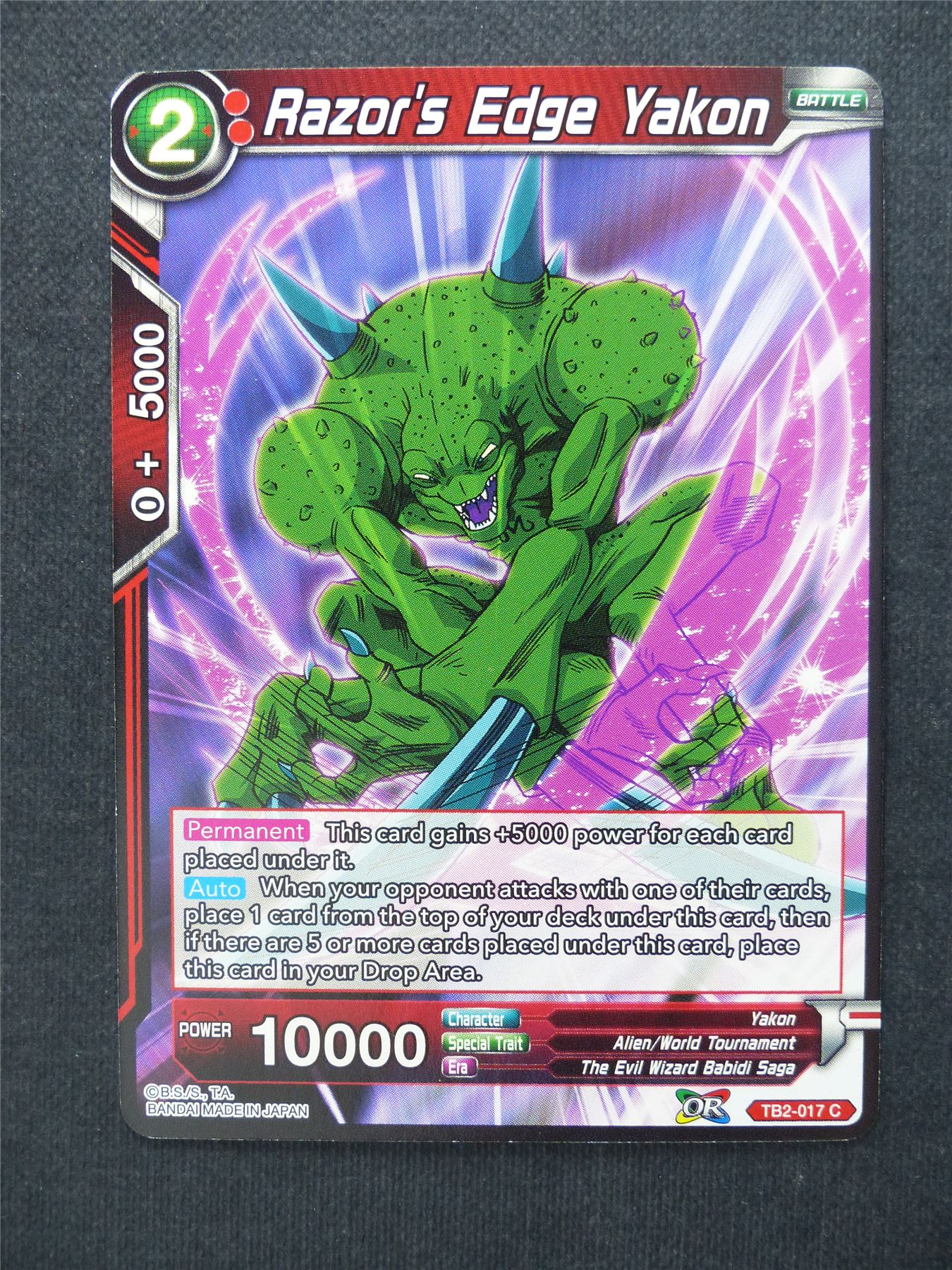 Razor's Edge Yakon - Dragon Ball Super Cards #97