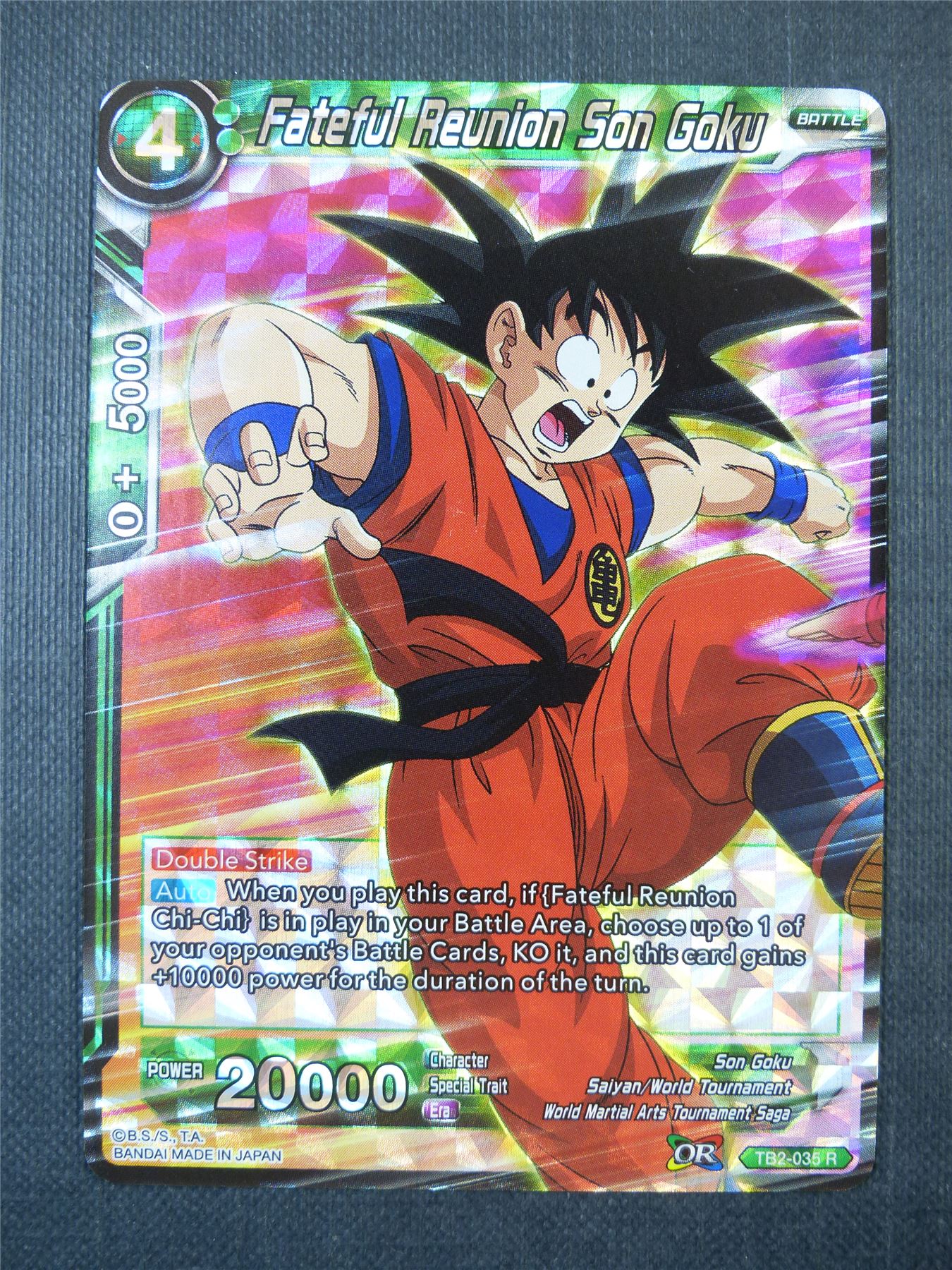 Fateful Reunion Son Goku R - Dragon Ball Super Card #A3Z