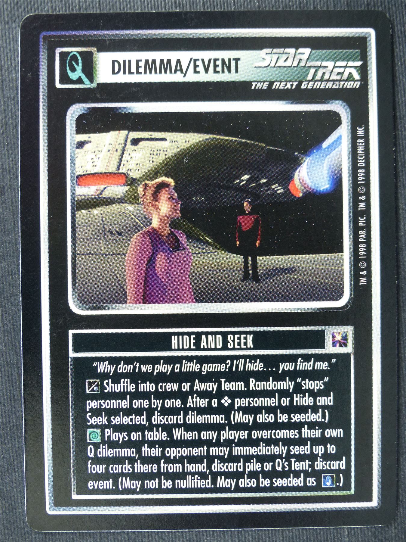 Hide and Seek - NG - Star Trek Cards #YV