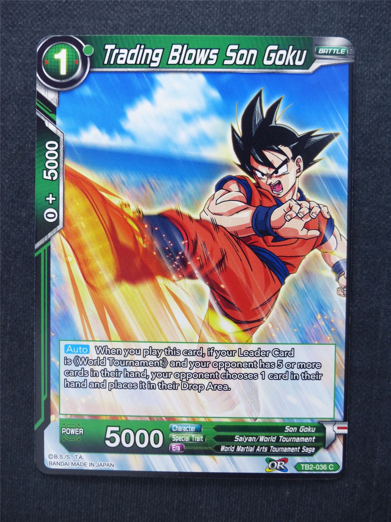 Trading Blows Son Goku - Dragon Ball Super Cards #9Q
