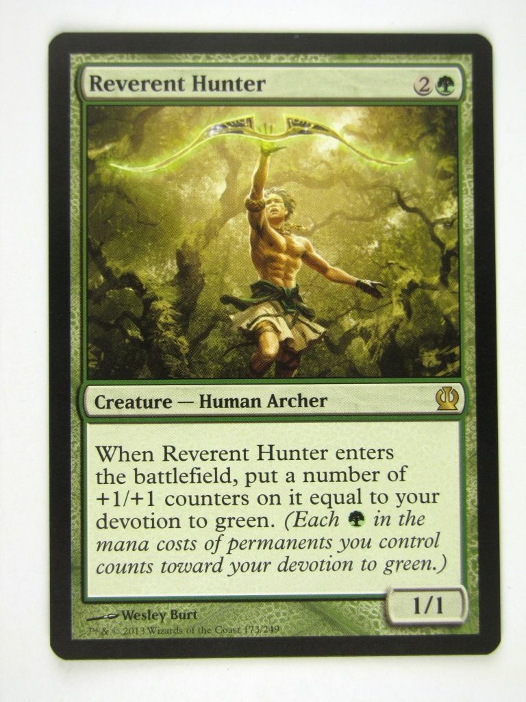 MTG played Cards: REVERENT HUNTER # 13G36