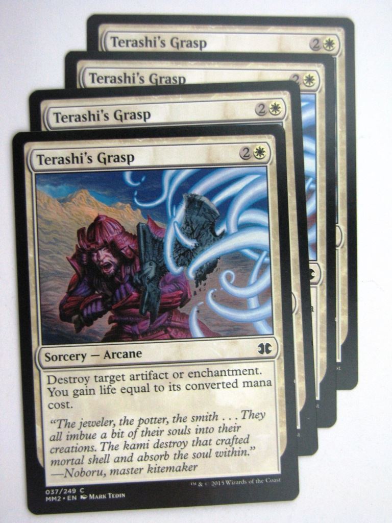MTG MODERN MASTERS TWO: TERASHI'S GRASP x4 # 28B74