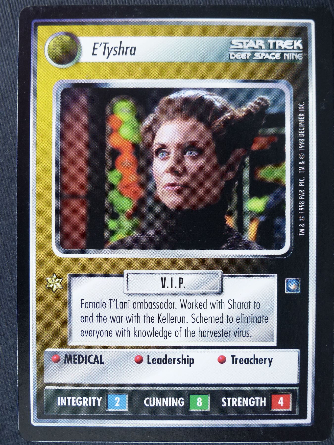 E'Tyshra - DS9 - Star Trek Cards #LH