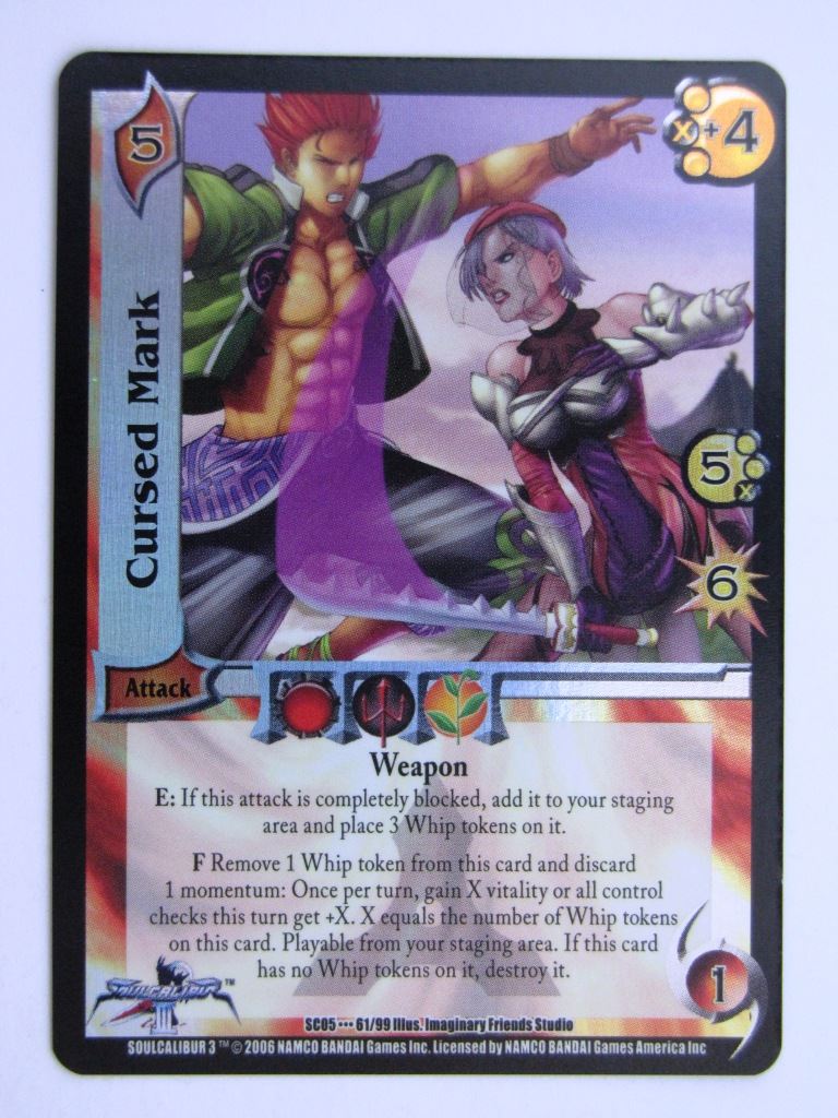 UFS Cards: CURSED MARK 61/99 RARE FOIL # 28G94
