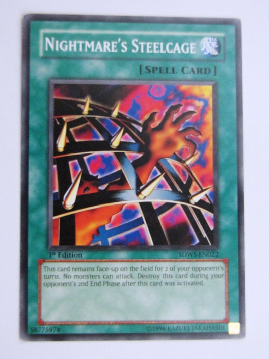 Yugioh Cards: NIGHTMARE'S STEELCAGE SDWS # 36F59