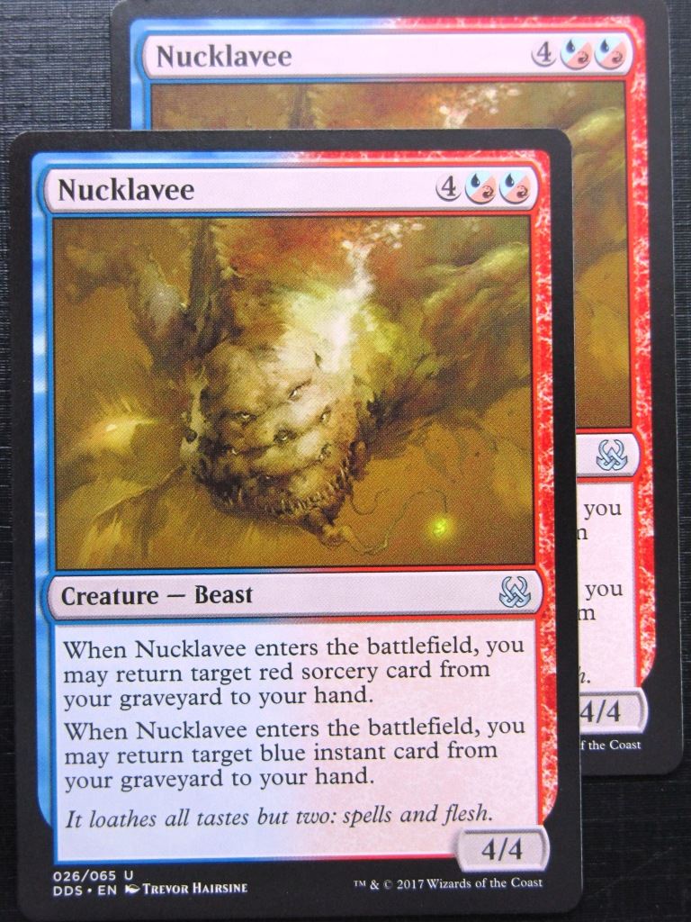 MTG Magic Cards: NUCKLAVEE duel deck x2 # 29H69