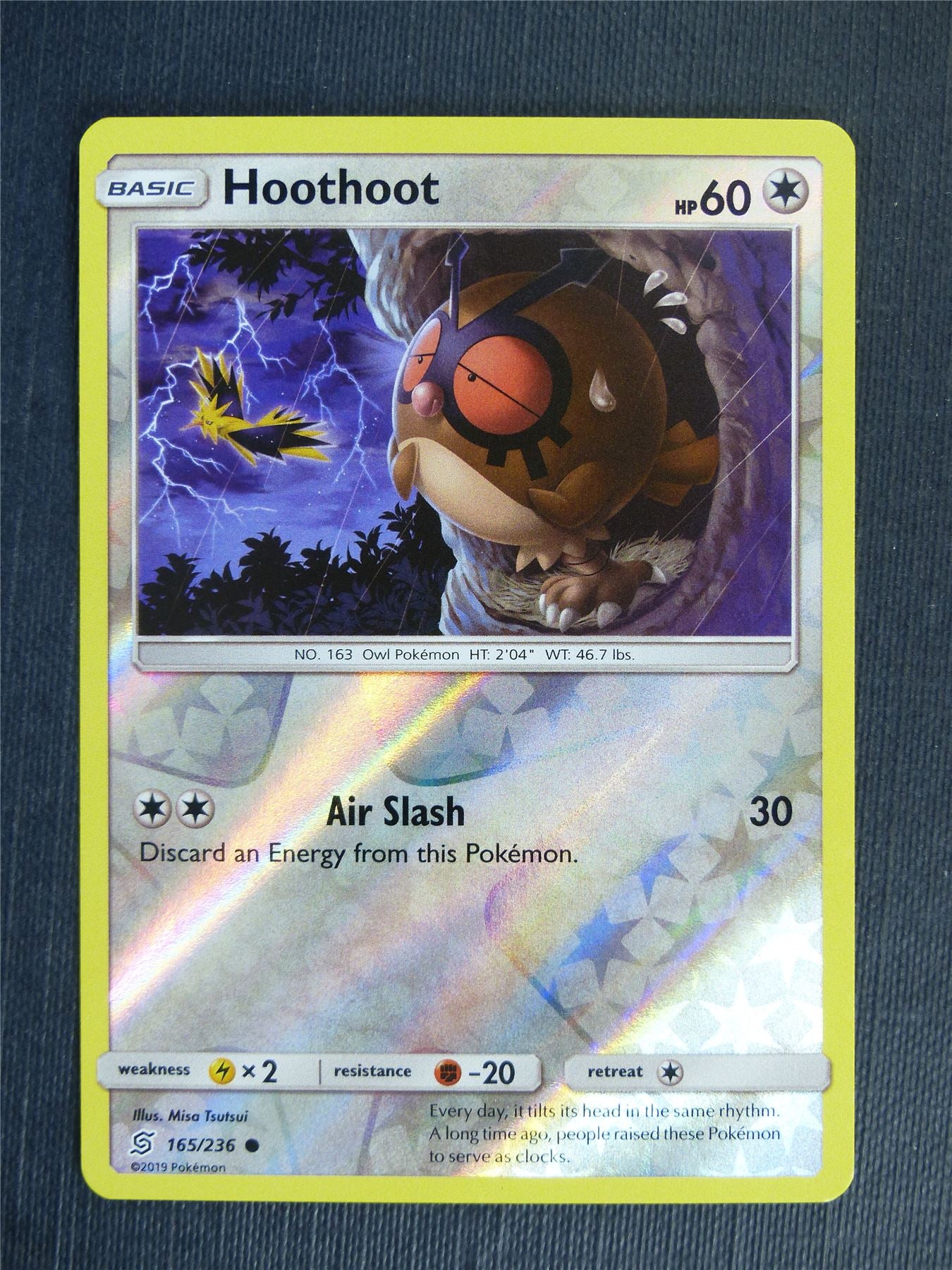 Hoothoot 165/236 Reverse Holo - Pokemon Cards #2D0 Hoothoot 165/236 Reverse Holo - Pokemon Cards #2D0