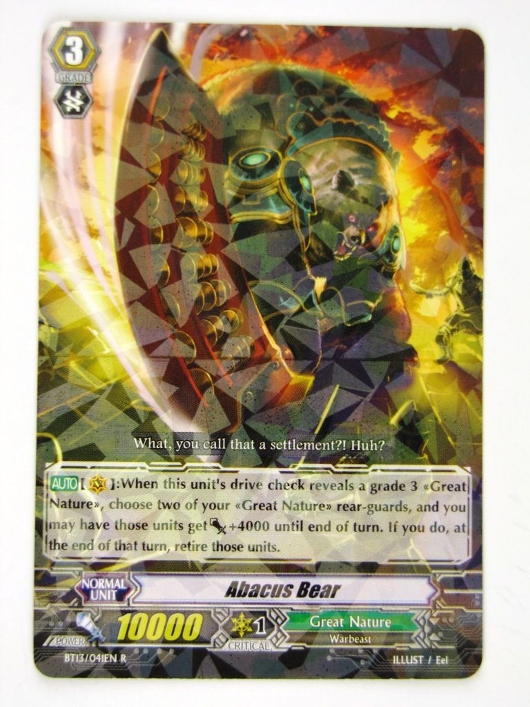 CFV Cards: ABACUS BEAR BT13 R # 14D13