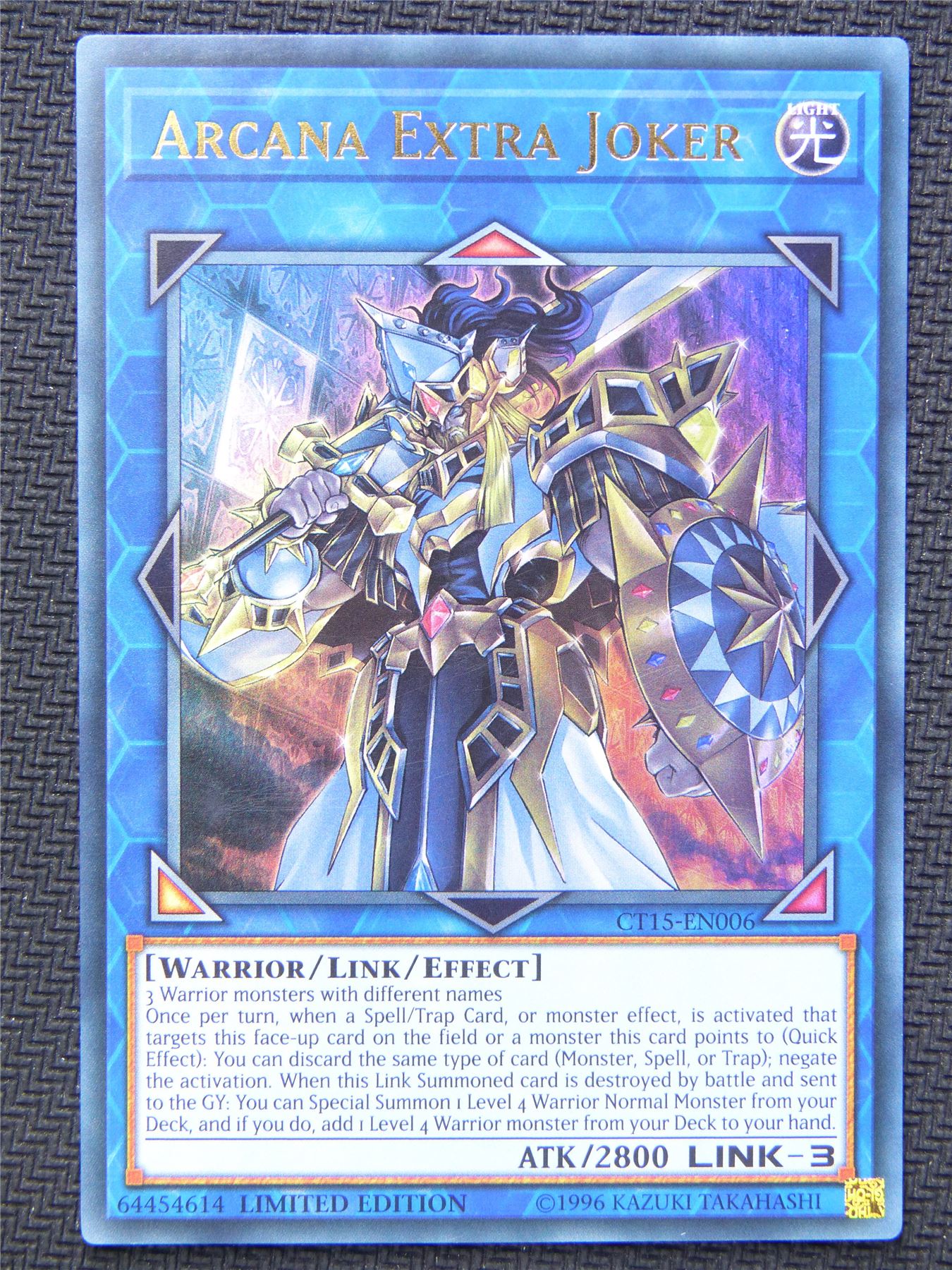 Arcana Extra Joker CT15 Ultra Rare Limited Edition - Yugioh Card #4LQ