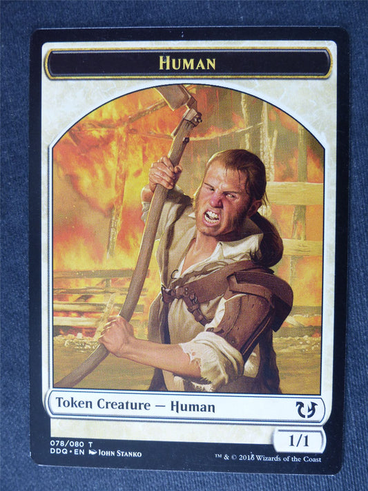 Human Token - Mtg Magic Cards #Q6