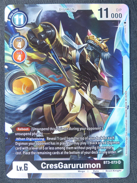 CresGarurumon BT3-073 SR - Digimon Cards #M7