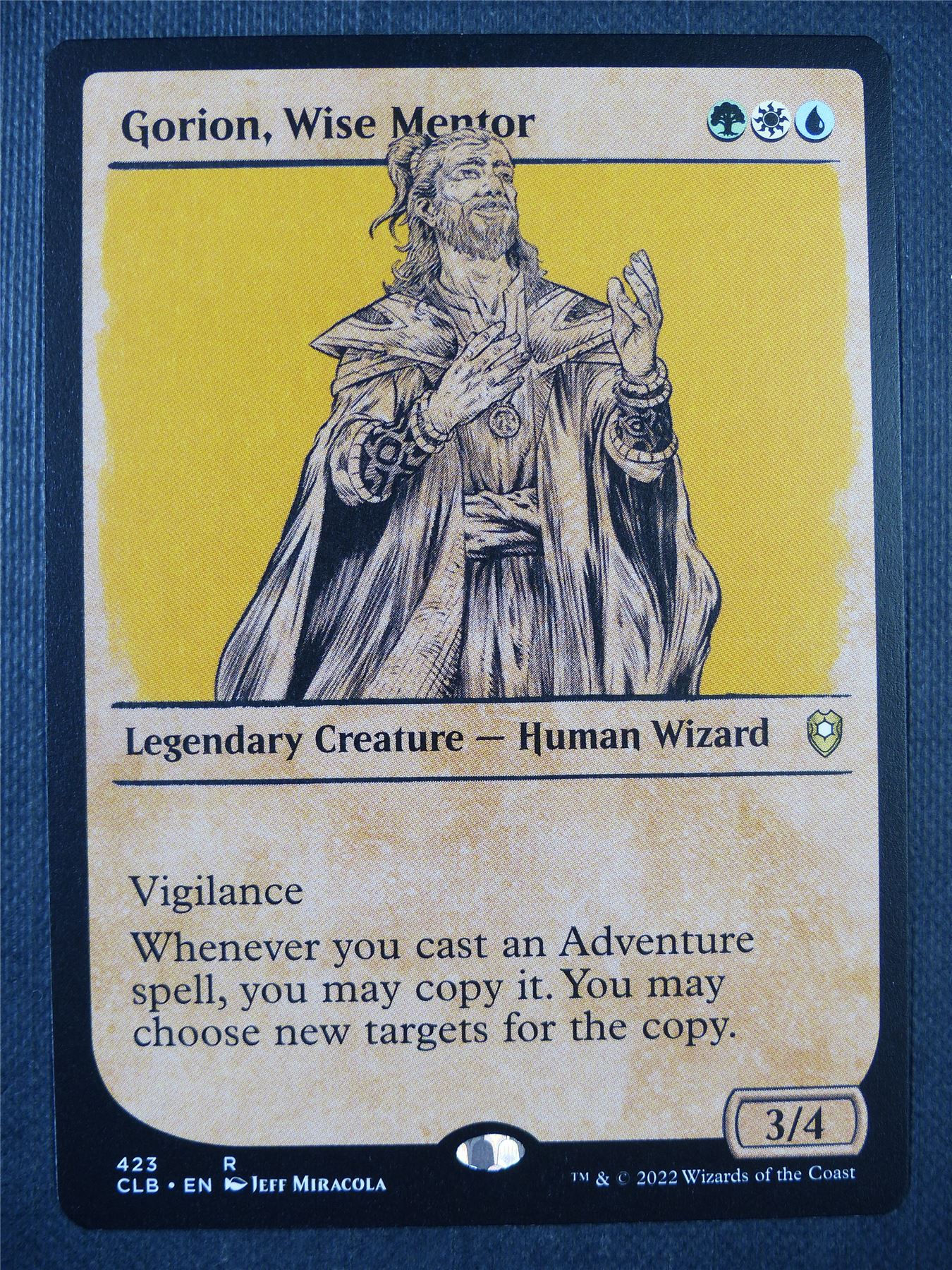 Gorion Wise Mentor Showcase - Mtg Card #6SK Archeron Gorion Wise Mentor Showcase - Mtg Card #6SK Archeron