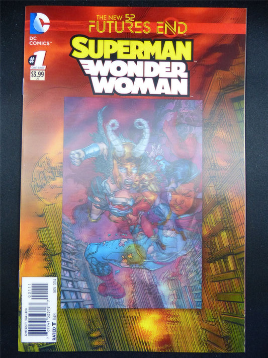 SUPERMAN Wonder Woman: Futures End #1 Lenticular cvr - DC Comics #MN