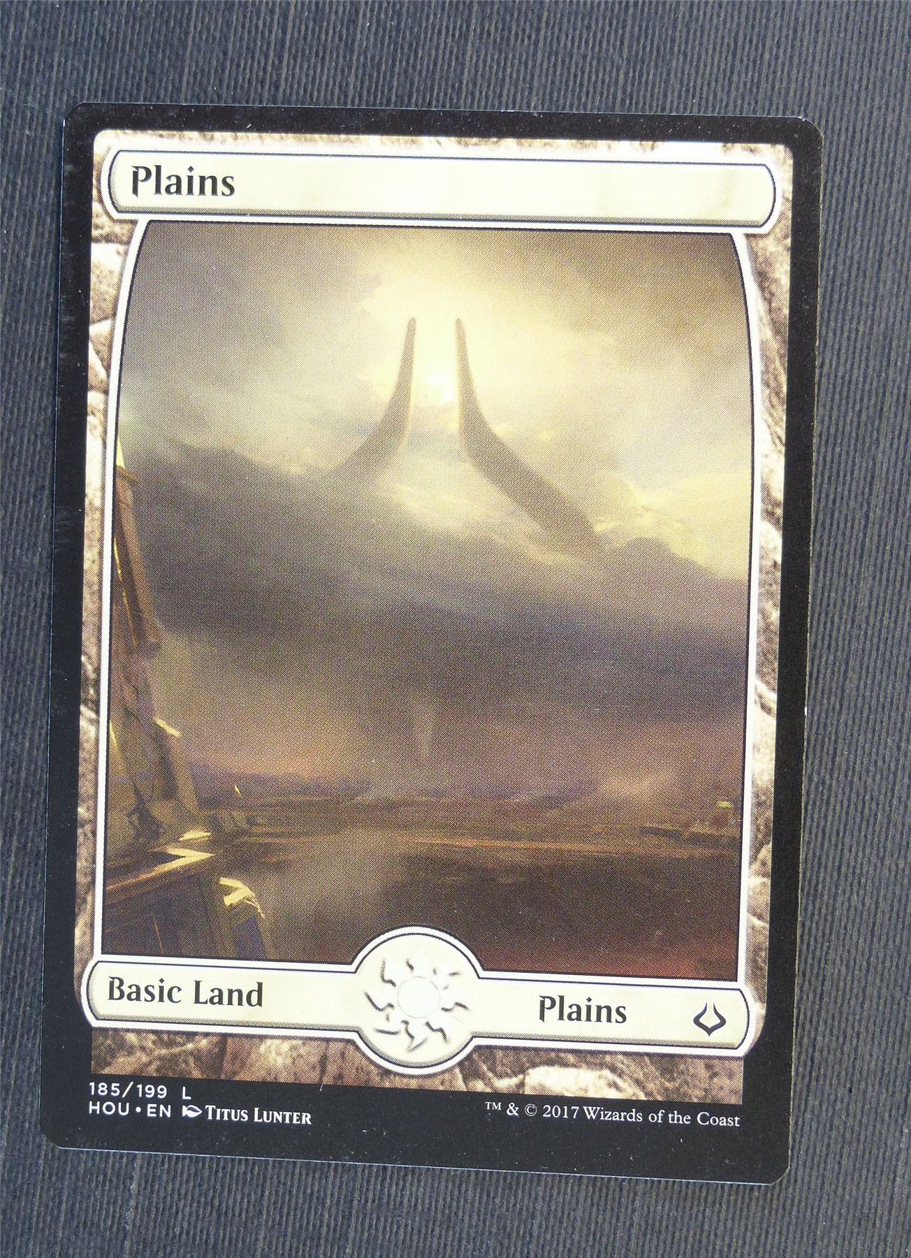Plains Full Art 185/199 - Mtg Magic Cards #5E3