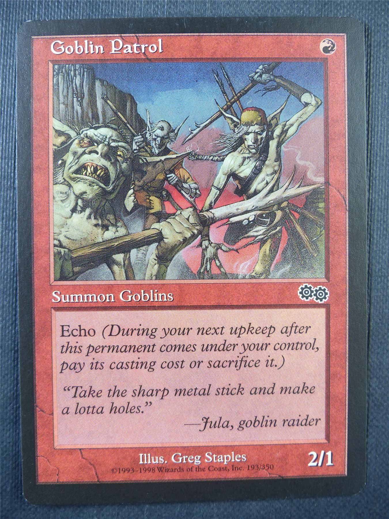 Goblin Patrol - Urza's Saga - Mtg Card #73T