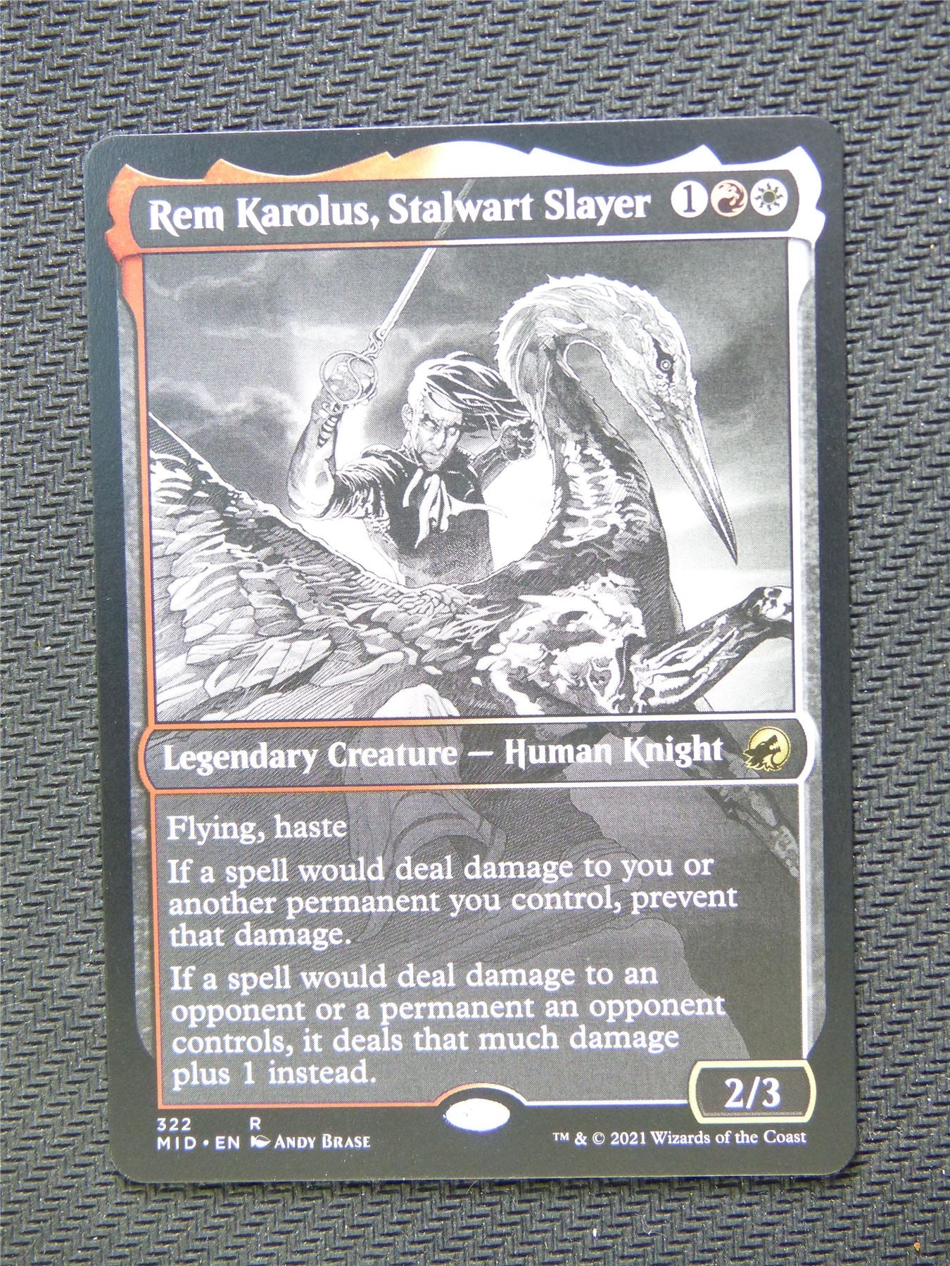 mtg eternal night cards Rem Karolus Stalwart Slayer Eternal Night Showcase - Innistrad