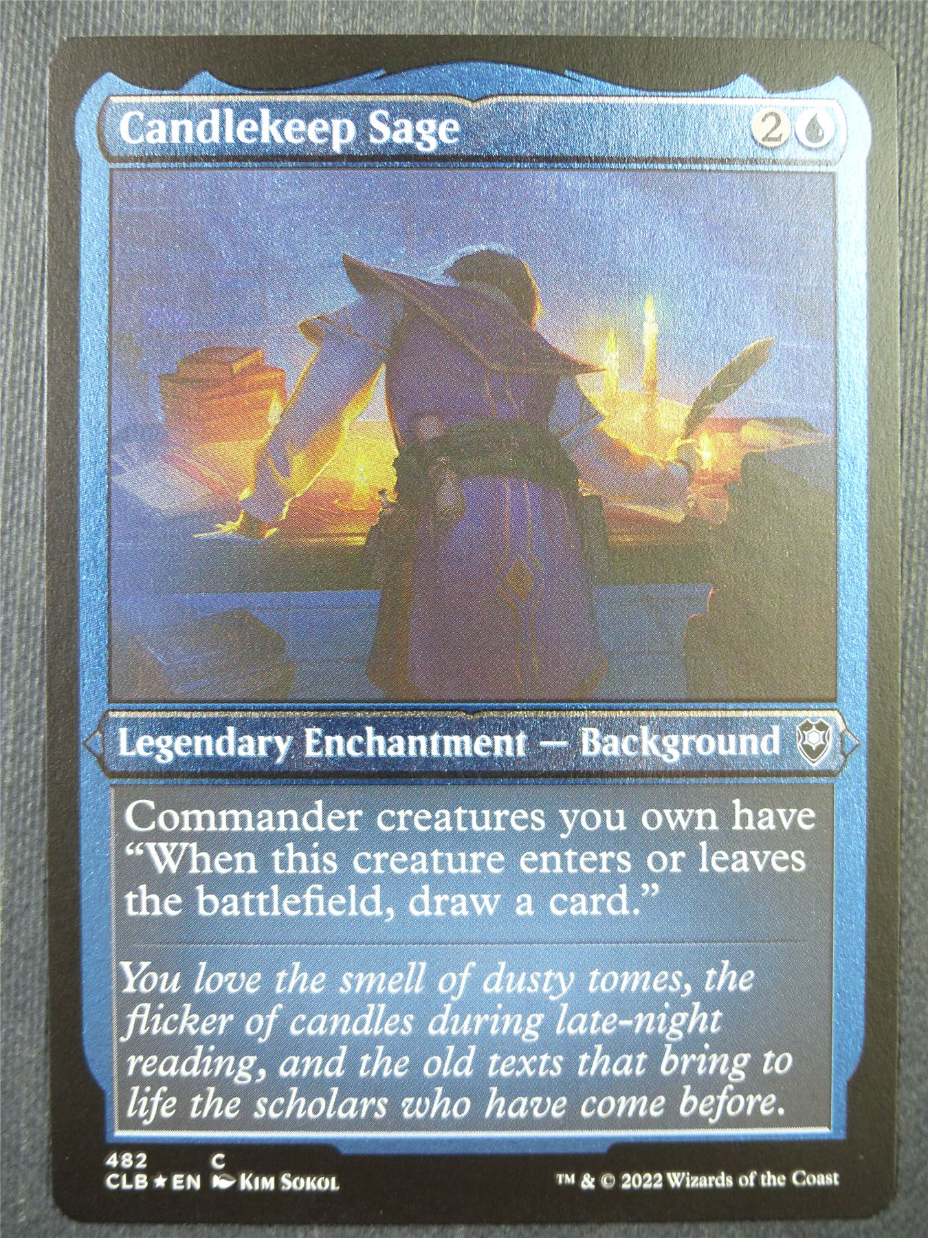 Candlekeep Sage Etched Foil - Mtg Card #6A6
