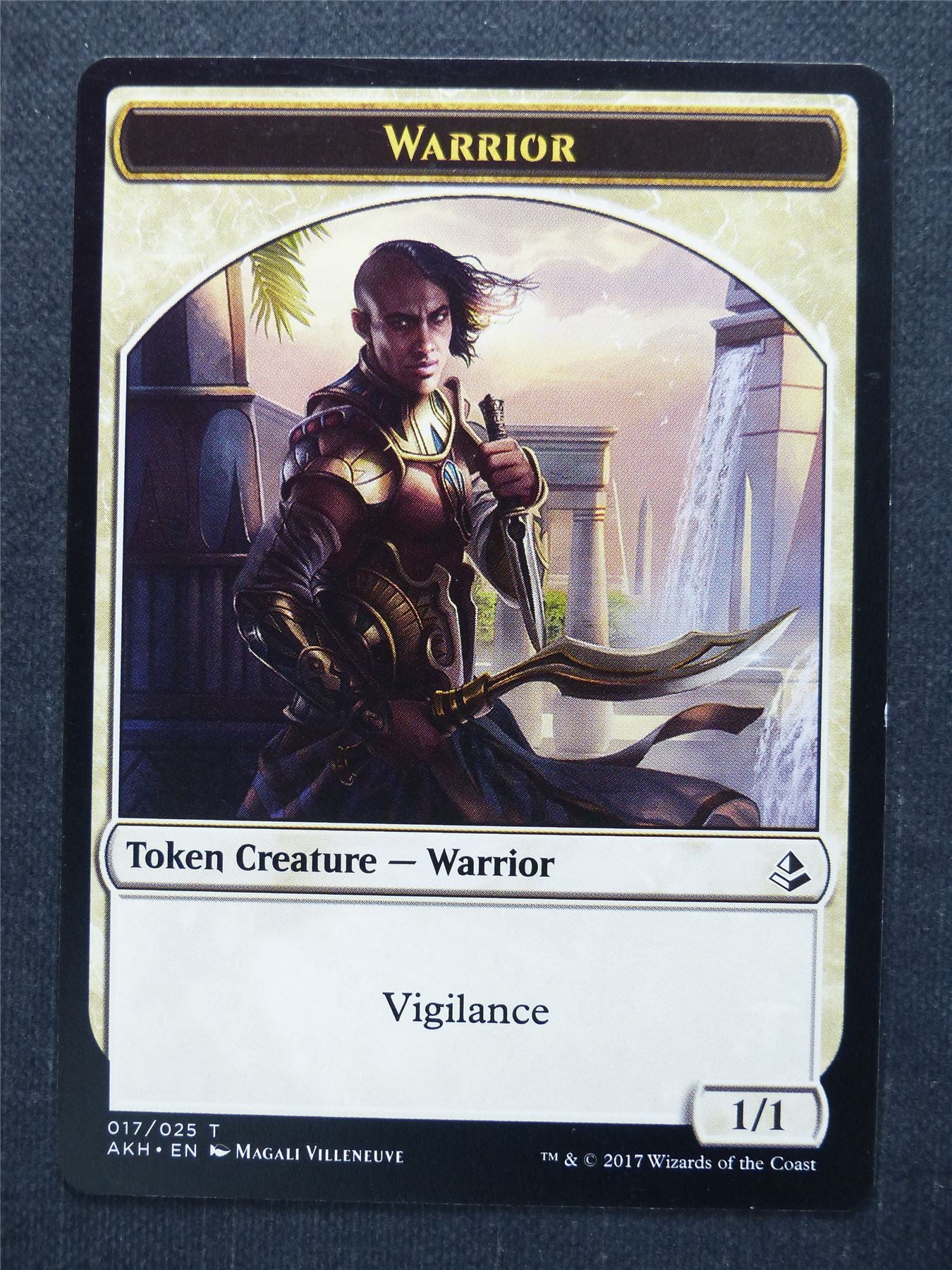 Warrior Token - Mtg Magic Card #9H