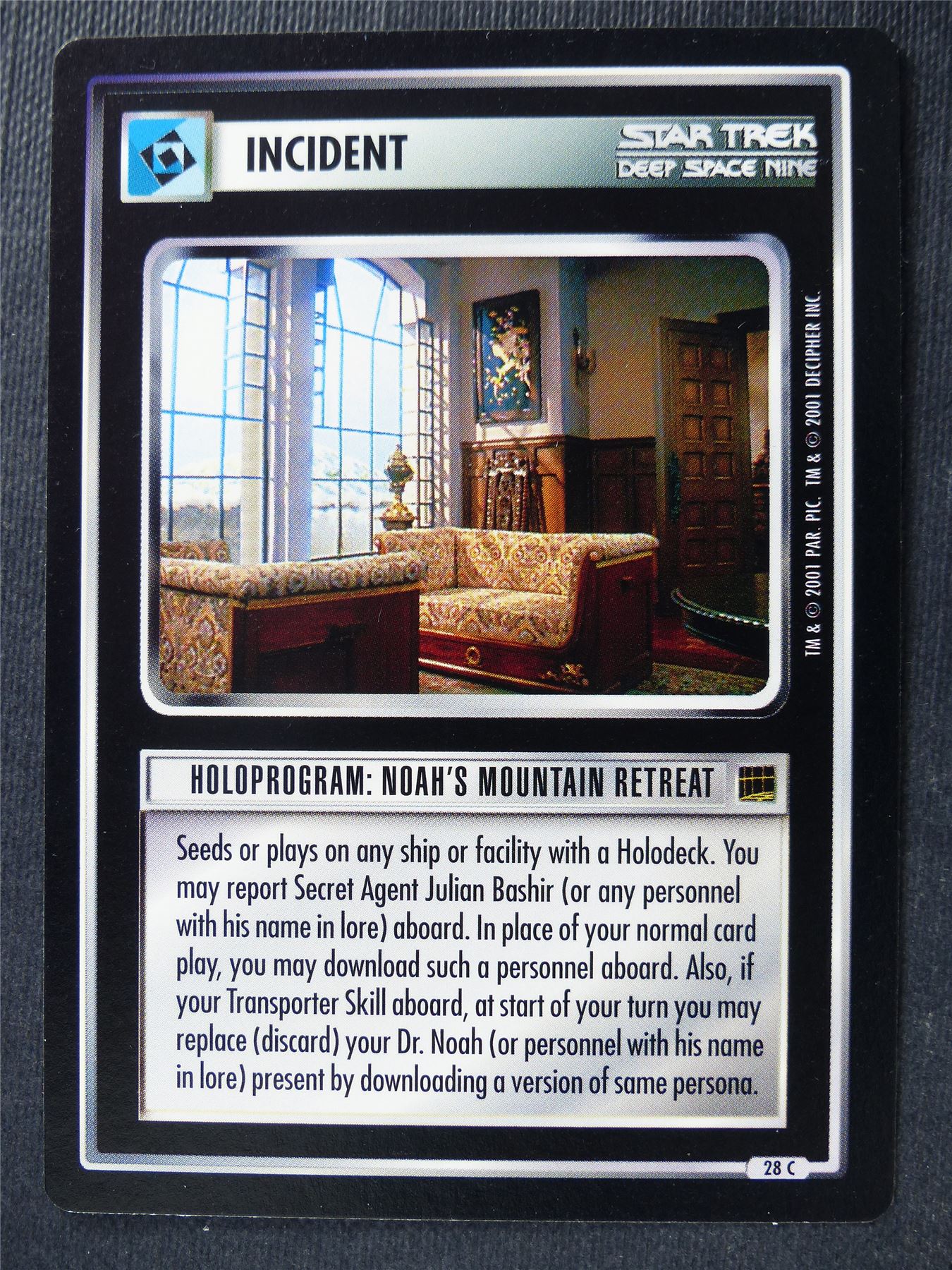 Holoprogram: Noah's Mountain Retreat - DS9 - Star Trek Card #4T7