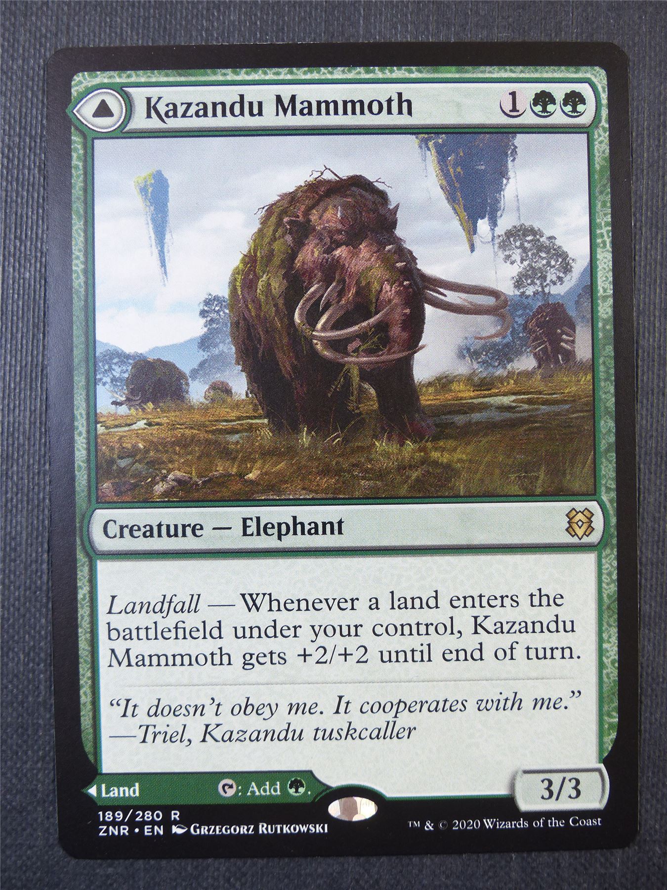 Kazandu Mammoth - Mtg Card #8SB
