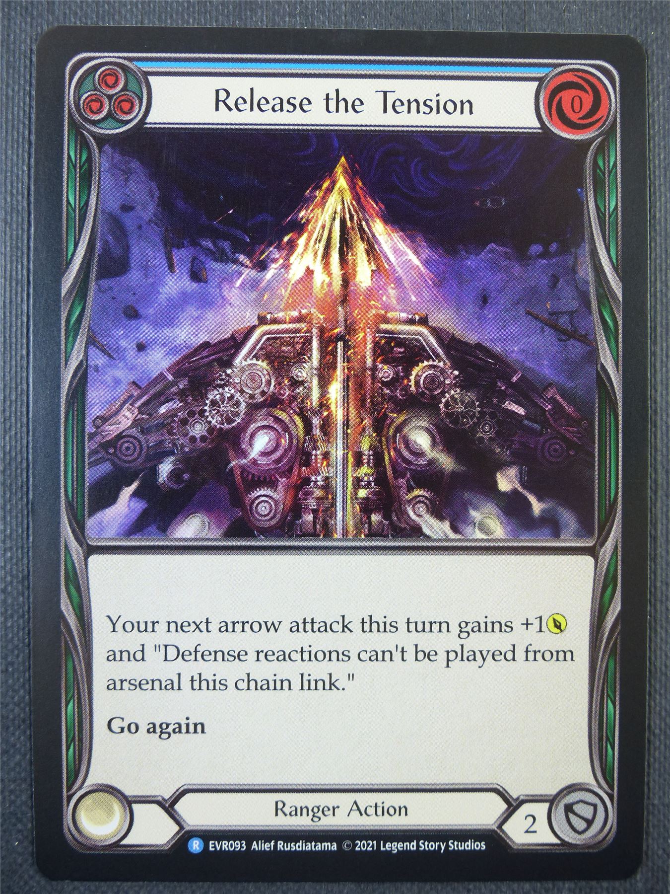 Release the Tension Blue Foil - 1st ed Everfest - Flesh & Blood Card #6FK