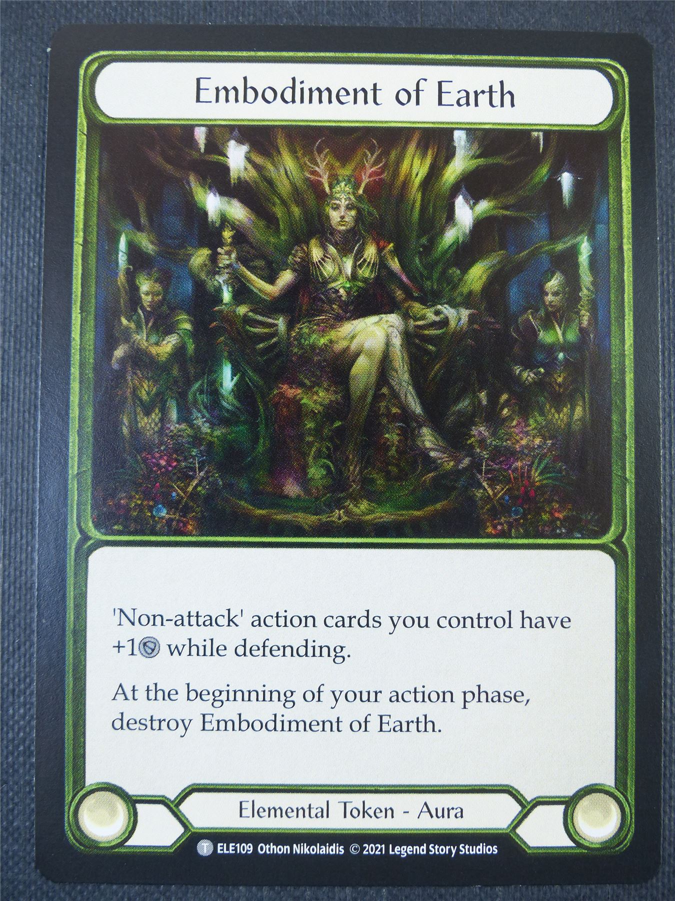 Shiver / Embodiment of Earth - Tales of Aria 1st ed - Flesh and Blood Card #65L