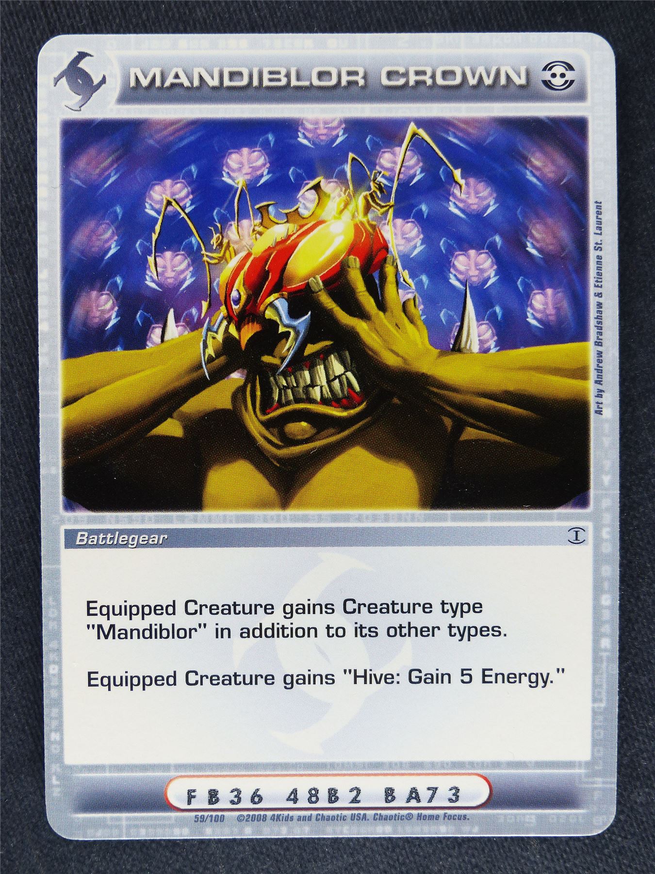 Mandiblor Crown 59/100 - Chaotic Cards #KK