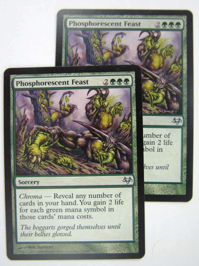 MTG Magic Cards: PHOSPHORESCENT FEAST x2 # 8G76